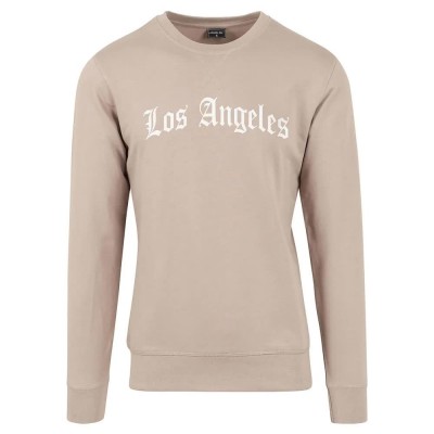 тениска,мъжки,тениски,mister,tee,los,angeles,wording,long,sleeve,t,shirt,darksand,(beige)
