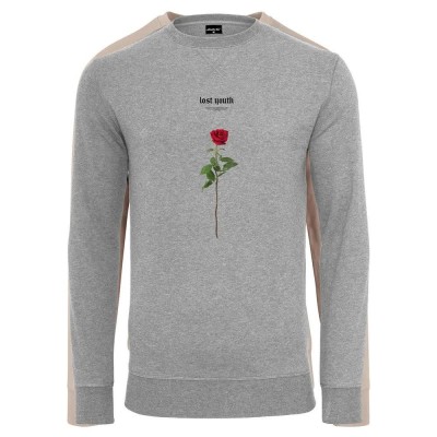 юношеска,тениска,мъжки,пуловери,mister,tee,lost,youth,rose,sweatshirt,grey