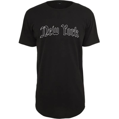 тениска,мъжки,тениски,mister,tee,new,york,wording,short,sleeve,t,shirt,black