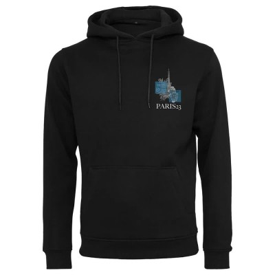 суичър,мъжки,пуловери,mister,tee,paris,hoodie,black