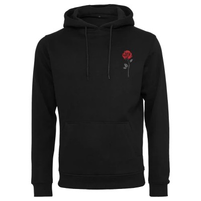 суичър,мъжки,пуловери,mister,tee,wild,rose,hoodie,black
