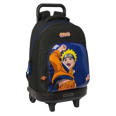 раница,раници,safta,naruto,ninja,compact,wheeled,backpack,multicolor,(black)