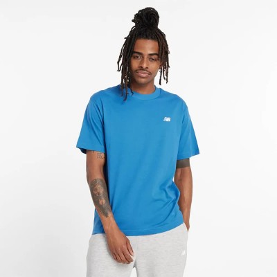 тениска,мъжки,тениски,new,balance,sport,essentials,cotton,short,sleeve,t,shirt,blue,agate,(blue)