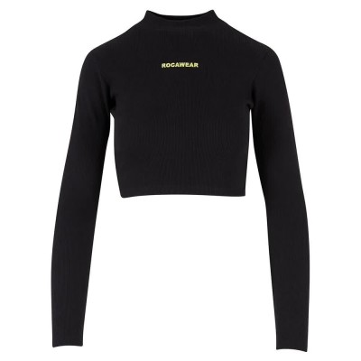 фланелка,с,дълъг,ръкав,дамски,топове,just,rhyse,berlin,long,sleeve,top,black,(black)