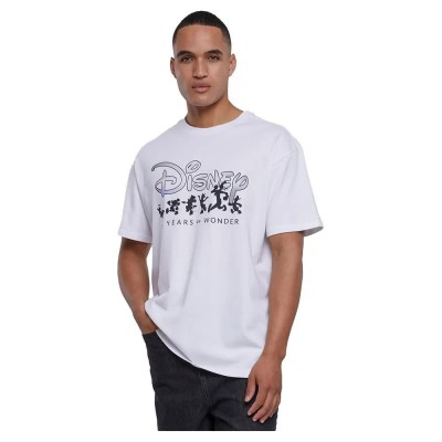 тениска,мъжки,тениски,mister,tee,disney,100,years,of,wonder,logo,oversize,short,sleeve,t,shirt,white,(white)