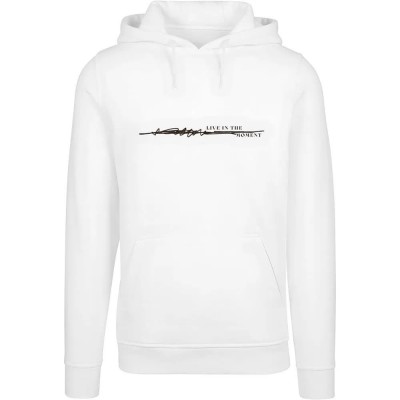 суичър,мъжки,пуловери,mister,tee,live,in,the,moment,hoodie,white
