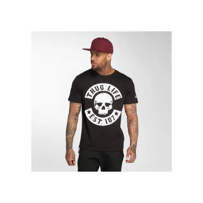 тениска,мъжки,тениски,thug,life,b.,skull,short,sleeve,t,shirt,black,(black)