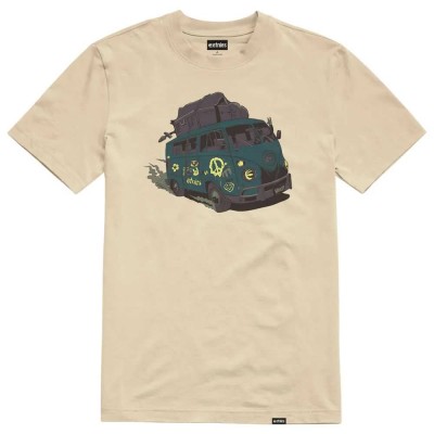 тениска,мъжки,тениски,etnies,van,short,sleeve,t,shirt,beige,(natural)