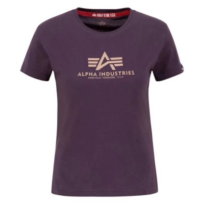 тениска,дамски,тениски,alpha,industries,basic,short,sleeve,t,shirt,plum,(purple)