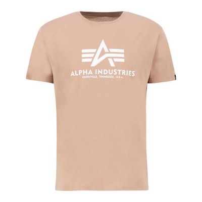 тениска,мъжки,тениски,alpha,industries,basic,short,sleeve,t,shirt,dusty,coral,(beige)