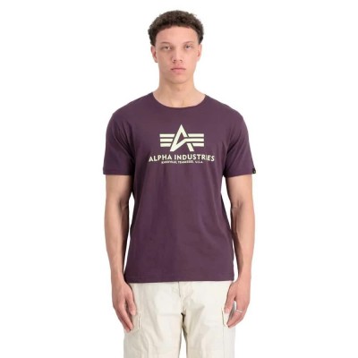 тениска,мъжки,тениски,alpha,industries,basic,short,sleeve,t,shirt,plum,(purple)