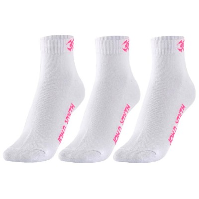 чорапи,дамски,чорапи,john,smith,c16209,24,short,socks,3,pairs,white