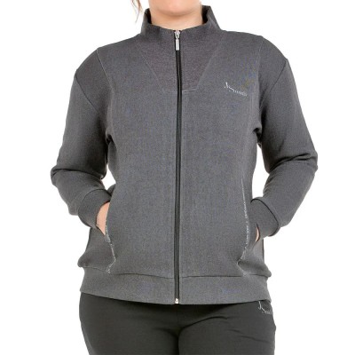блуза,дамски,блузи,john,smith,paderne,full,zip,sweatshirt,grey,(vigore,black)