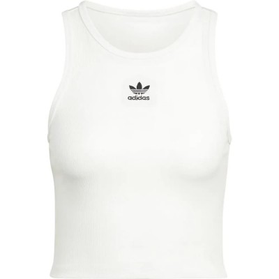 потник,дамски,топове,adidas,originals,essentials,ribbed,sleeveless,top,cloud,white,(white)