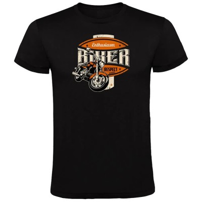 тениска,мъжки,тениски,kruskis,biker,enthusiasm,short,sleeve,t,shirt,black