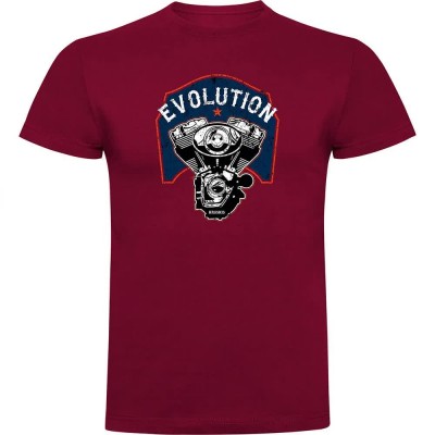 тениска,мъжки,тениски,kruskis,evolution,engine,short,sleeve,t,shirt,dark,red,(red)