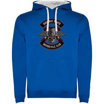 суичър,мъжки,пуловери,kruskis,highway,death,hoodie,royal,blue,white,(blue)