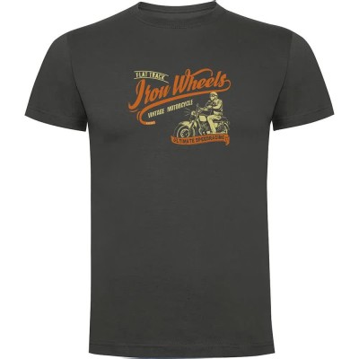 тениска,мъжки,тениски,kruskis,iron,wheels,short,sleeve,t,shirt,dark,grey,(grey)