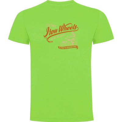 тениска,мъжки,тениски,kruskis,iron,wheels,short,sleeve,t,shirt,light,green,(green)