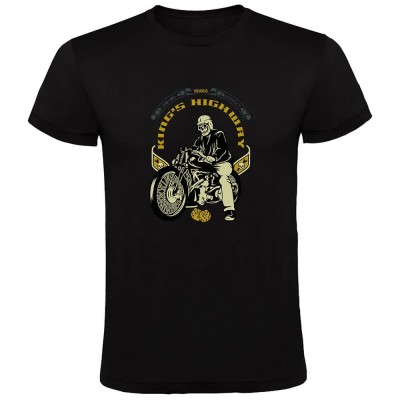 тениска,мъжки,тениски,kruskis,kings,highway,short,sleeve,t,shirt,black