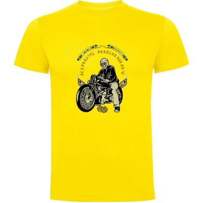тениска,мъжки,тениски,kruskis,kings,highway,short,sleeve,t,shirt,yellow