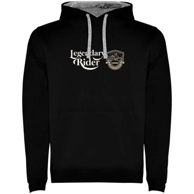 суичър,мъжки,пуловери,kruskis,legendary,rider,hoodie,black,grey,(black)