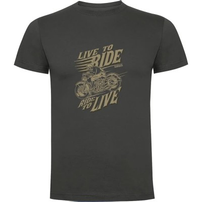 тениска,мъжки,тениски,kruskis,live,skull,short,sleeve,t,shirt,dark,grey,(grey)