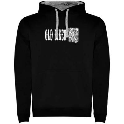 суичър,мъжки,пуловери,kruskis,old,biker,hoodie,black,grey,(black)