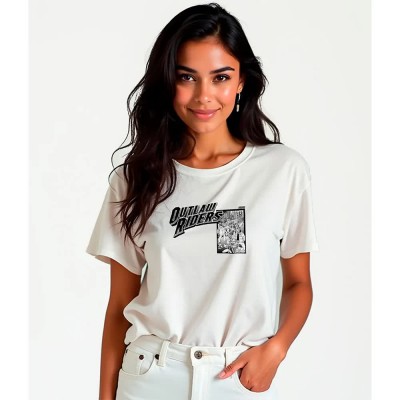 тениска,дамски,тениски,kruskis,outlaw,riders,short,sleeve,t,shirt,white,(white)