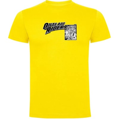 тениска,мъжки,тениски,kruskis,outlaw,riders,short,sleeve,t,shirt,yellow