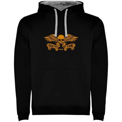 суичър,мъжки,пуловери,kruskis,skull,wings,hoodie,black,grey,(black)