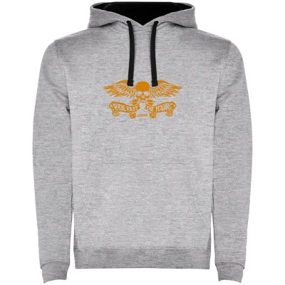 суичър,мъжки,пуловери,kruskis,skull,wings,hoodie,heather,grey,black,(grey)