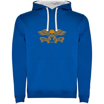 суичър,мъжки,пуловери,kruskis,skull,wings,hoodie,royal,blue,white,(blue)