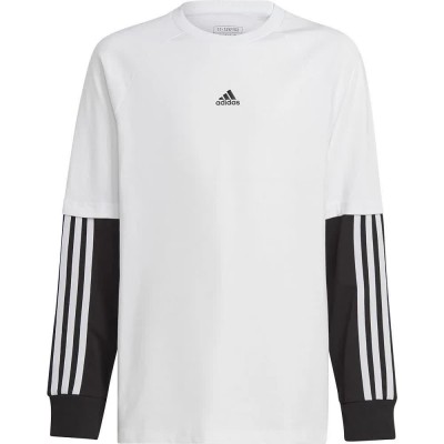 тениска,детски,тениски,adidas,street,jam,2in1,long,sleeve,t,shirt,white,black,(white)