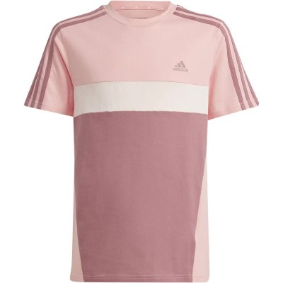 тениска,детски,тениски,adidas,tiberio,3,stripes,colorblock,cotton,short,sleeve,t,shirt,semi,pink,spark,preloved,crimson,sandy,pink,(pink)