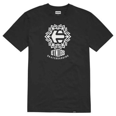 тениска,мъжки,тениски,etnies,snowflake,short,sleeve,t,shirt,black,white,(black)