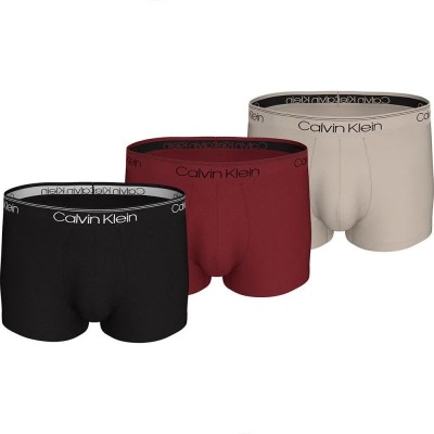 боксерки,мъжко,бельо,calvin,klein,000nb2569a,boxers,3,units,black,syrah,cocoon,(multicolor)