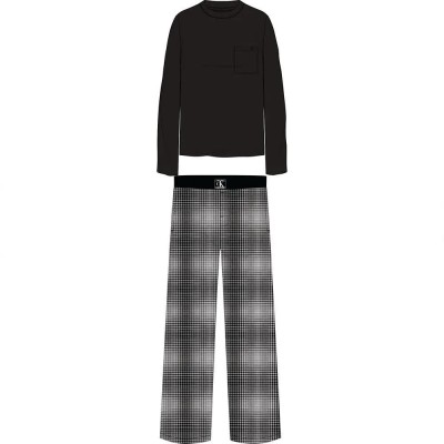 пижама,мъжки,пижами,calvin,klein,000nm2842e,long,sleeve,pyjama,grey