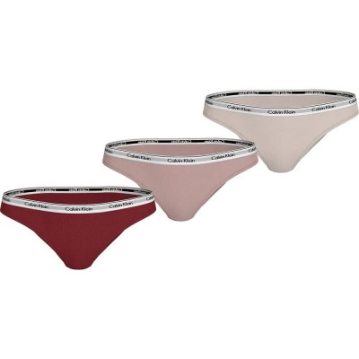 дамско,бельо,дамски,бикини,и,танкини,calvin,klein,000qd5207e,panties,3,units,syrah,subdued,prairie,peach,(multicolor)