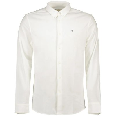 риза,с,дълъг,ръкав,мъжки,ризи,calvin,klein,k10k113311,long,sleeve,shirt,white