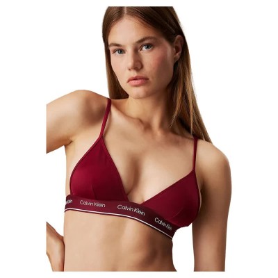 дамски,бански,костюми,calvin,klein,kw0kw02424,bikini,top,plum,glaze,(red)