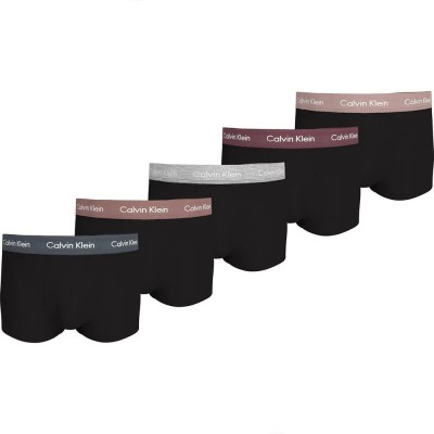 боксерки,мъжко,бельо,calvin,klein,low,rise,boxers,5,units,black,(multicolor)