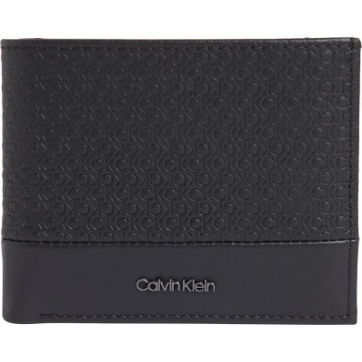 портфейли,и,портмонета,calvin,klein,nano,mono,bifold,wallet,black