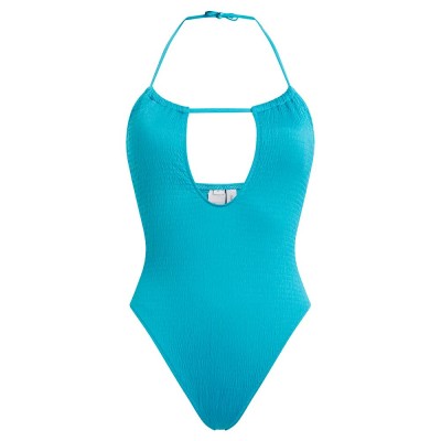 бански,костюм,дамски,бански,костюми,calvin,klein,plunge,swimsuit,blue