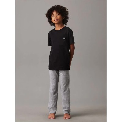 дънки,детски,пижами,calvin,klein,jeans,b70b700500,short,sleeve,pyjama,grey