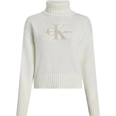 блуза,дамски,блузи,calvin,klein,jeans,chenille,monologo,sweatshirt,white