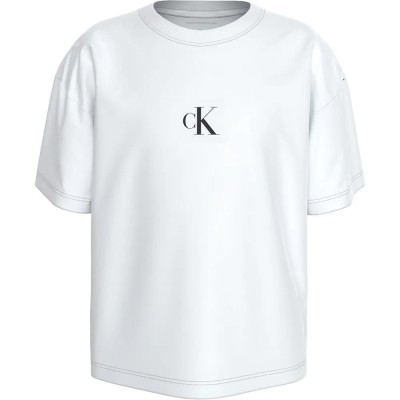 тениска,детски,тениски,calvin,klein,jeans,logo,boxy,short,sleeve,t,shirt,white,(bright,white)