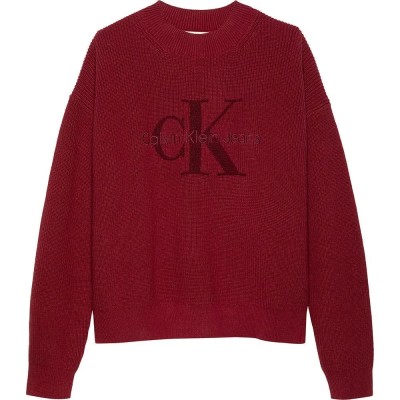 блуза,детски,блузи,calvin,klein,jeans,premium,logo,quilted,sweatshirt,red