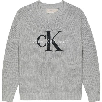 блуза,детски,блузи,calvin,klein,jeans,towelling,stitch,sweatshirt,grey