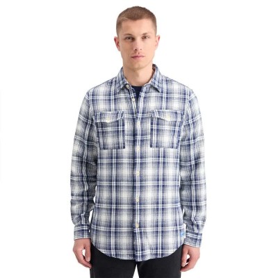 карирана,риза,мъжки,ризи,scotch,&,soda,178718,long,sleeve,shirt,blue,(blue,white,check)